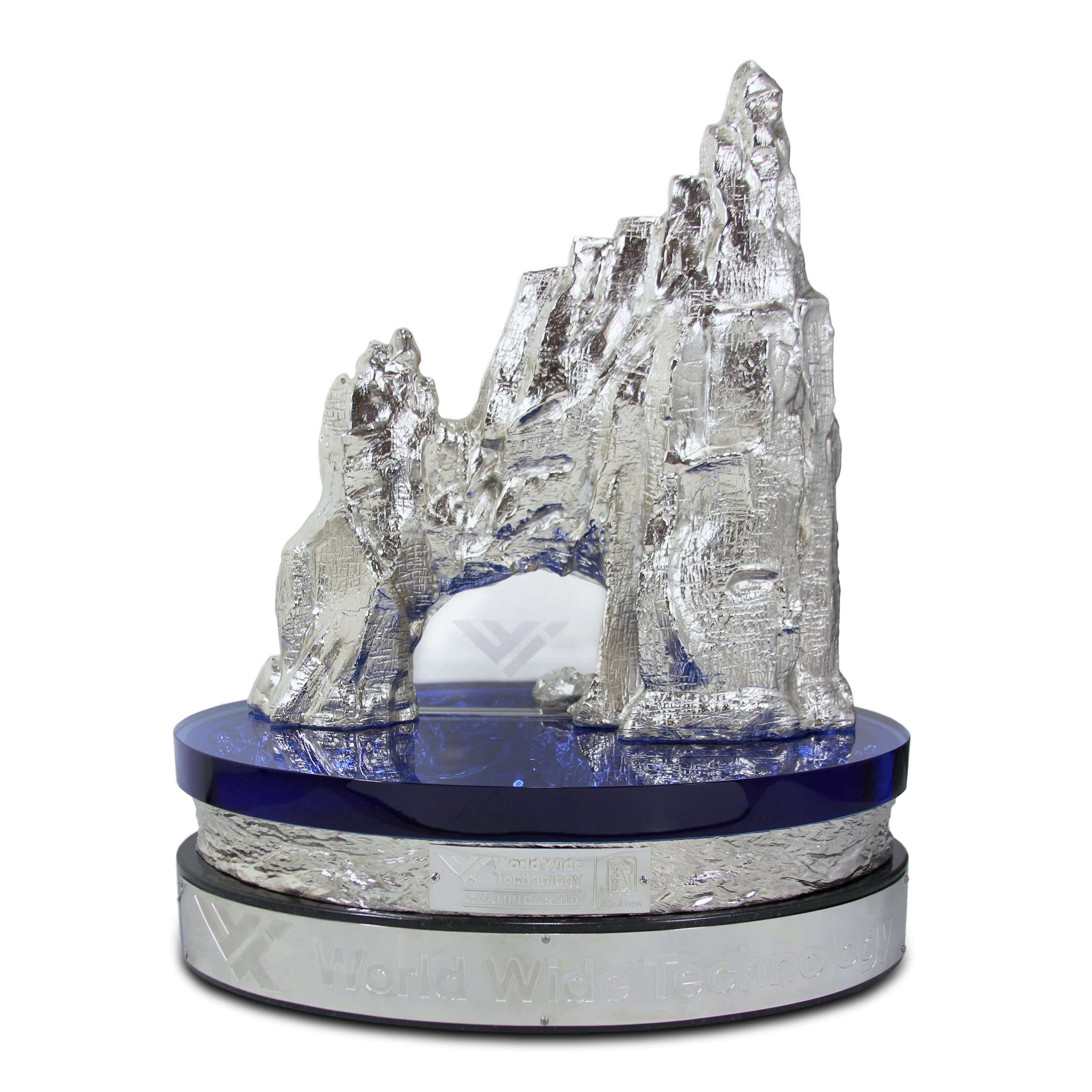  World Wide Technology Championship trophy made by Malcolm DeMille